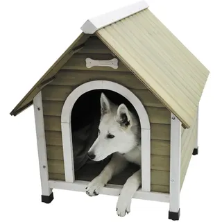 Nobby Hundehütte Civetta 2 Java 84 x 70 cm braun-weiß
