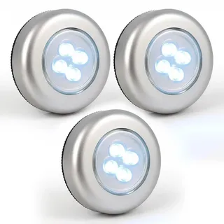 EAXUS UNI LED LIGHT - LED-Anbauleuchte, silber, 3x AAA (Micro)
