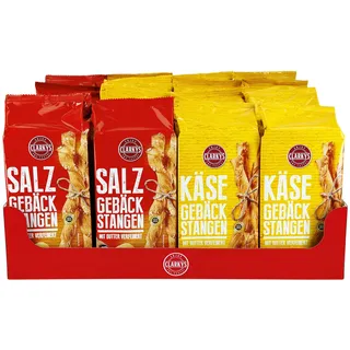 Clarkys Gebäckstangen 150 g, verschiedene Sorten, 16er Pack