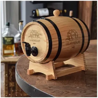 Wooden Barrel Dispenser