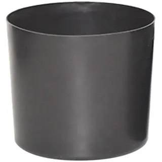 TianWlio Pflanzkübel Kunststoff Blumenkübel Pflanztöpfe Kunststoff Pflanztöpfe für Pflanzen mit Untersetzer Indoor 1er Set Kunststoff Pflanzkübel Moderner Blumentopf Durchmesser übertöpfe (Black, H)