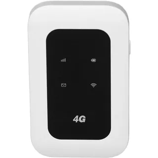 4G LTE Mobile Hotspot, Mobiler WLAN-Router, 150 Mbit/s Hochgeschwindigkeit, Unterstützt 10 Benutzerverbindungen, Tragbarer 2100 MAh 4G WLAN-Hotspot für Laptop, Auto, Reisen,