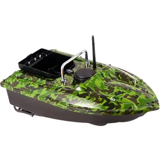 Fernbedienung Futterboote, RC 500m Fernbedienung Drahtlose Fischköder Köder Boot Futterboot Ferngesteuertes Köderboot Baitboat 1.5 KG (Tarnung)