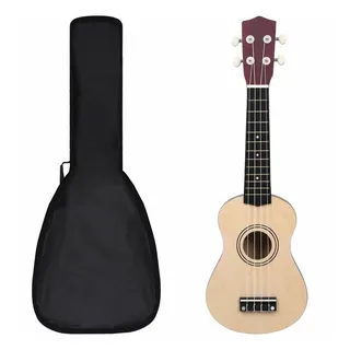 vidaXL Sopran Ukulele Braun