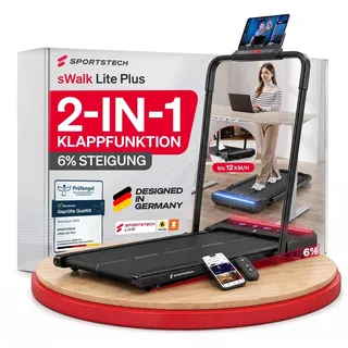 Sportstech Laufband sWalk Lite Plus Schwarz