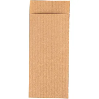 Rayher Papiertüten mini, zum Befüllen, 50 Stück, kraft, 5,3 x 11,5cm, 60g/m2, Geschenktüten lebensmittelecht, Papiersterne basteln, Adventskalendertüten, 67245521
