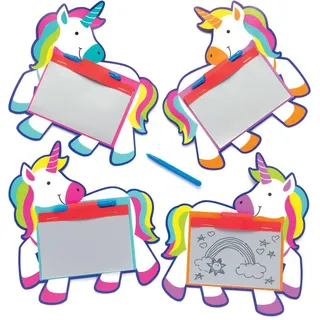 Zaubertafeln Regenbogen-Einhorn (pro Set 8) Mitgebsel