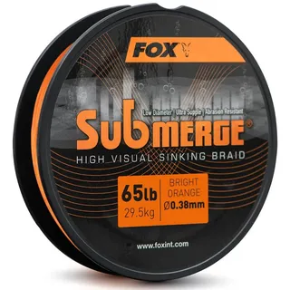 Fox International Submerge Orange Sinking 600 M Geflochtene Schnur - Orange - 0.380 mm