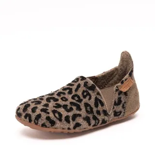 Bisgaard Sailor Wool Sneaker, Brown-Leopard, 30 EU
