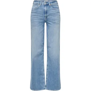 Only ONLMADISON BLUSH HW Wide DNM CRO371 NOOS Blue/Light Blue Denim M(38)/32