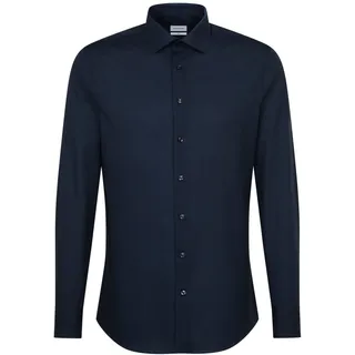 Seidensticker Herren, Hemd blau Slim fit, (675198)