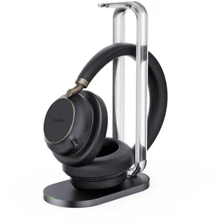 Yealink Headset BH 76 Plus mit Ladestation Teams Black USB-C/A