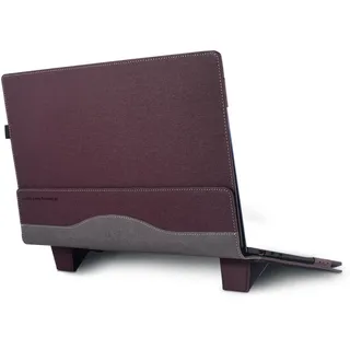 Laptop-Schutzhülle für Samsung Galaxy Book4/3/2 360 Pro 360 15.6 Pro 4/3/2 NP950 NT955 NP750 Notebook-Hülle mit Ständer, Burgunderrot, 39,6 cm (15,6 Zoll)