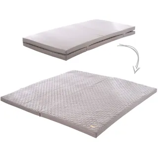 roba Krabbelmatratze 60 x 120 cm, klappbar zu Spiel- & Krabbelunterlage 120 x 120 cm
