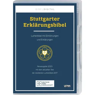 Deutsche Bibelgesellschaft Stuttgarter Erklärungsbibel SEB 2023. CD-ROM