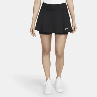 Nike Court Dri-FIT Victory gerüschter Rock Damen Black/White L