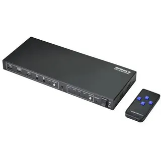 Sygonix 4 Port KVM-Umschalter HDMI USB 3840 x 2160 Pixel, 4096 x 2160 Pixel