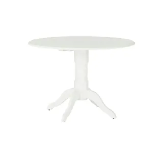 Esstisch aufklappbar  Germain , weiß , Maße (cm): H: 76  Ø: 110