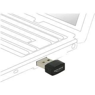 DeLock DualBand Nano Stick, 2.4GHz/5GHz WLAN, USB-A 2.0 [Stecker] (12461)