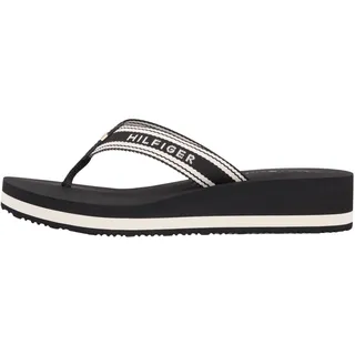 Tommy Hilfiger TH Flag Print Summer Sandal Black 39
