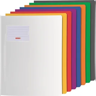 Brunnen Schnellhefter FACT!pp Kunststoff farbsortiert DIN A4, 8 St.