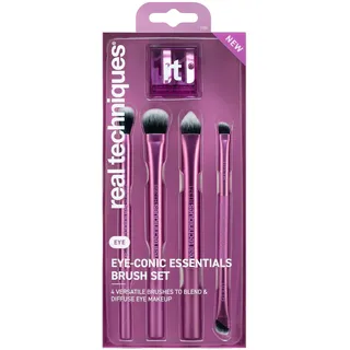 REAL TECHNIQUES Eye-Conic Essentials Brush Set - lila