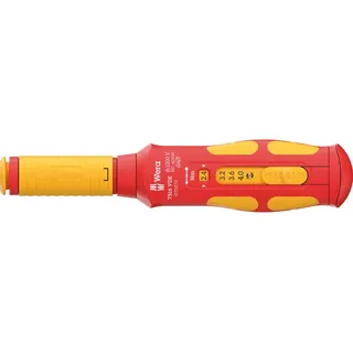 WERA Drehmomentschraubendreher 7516 VDE Kraftform Safe-Torque Speed 2,4-4,0 Nm