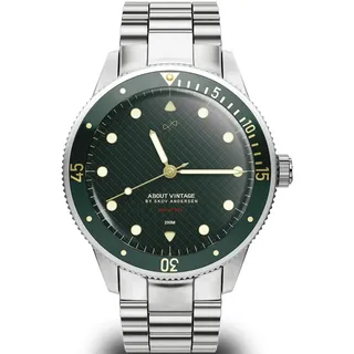 ABOUT VINTAGE - 1926 At'sea - steel - green turtle / 39,5 MM