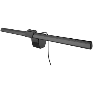 General Office Monitorbeleuchtung: XL-USB-LED-Leuchte für PC-Monitor, 3 Lichtfarben, dimmbar, 4 W, 40 cm (Bildschirmleuchte, Monitor Licht, Leselampe Bett)