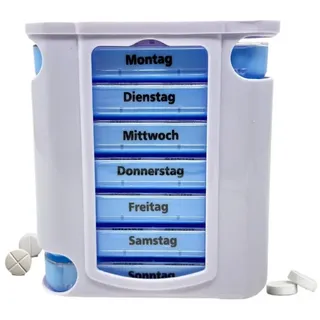 LisaCare Tablettenbox - 7-Tage Medikamentendosierer 1 St