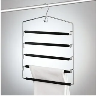 Zeller Hosenbügel platzsparend schwarz, 1 St.