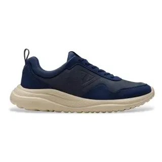 Clarks für Herren. 26181635 Lt360 Lace marineblaue Lederturnschuhe (45), Wohnung, Schnürsenkel, Lässig