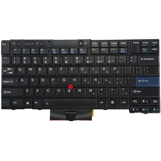 Ersatztastatur ohne Hintergrundbeleuchtung für Lenovo ThinkPad T410 T410S T410i T410Si T420 T420S T420i X220 X220S X220i X220T T510 T510i T520 T520i W510 W5200 (US-Englisch, Nicht