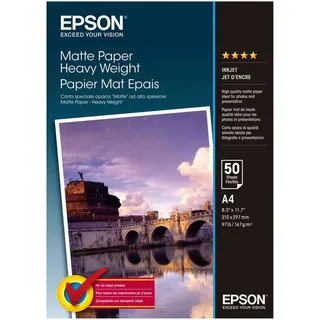 Epson Matte Paper Heavy Weight 50 Blatt,
