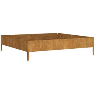 100 x 100 x 26 cm Cortenstahl