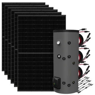 Offgridtec 2,7kWp Solaranlage mit 300L Fothermo Boiler zur Warmwasseraufbereitung