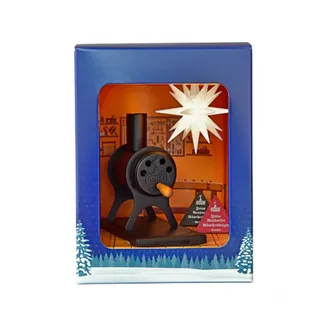 Herrnhuter Sterne 74095 Geschenkverpackung Huss - Miniaturstern " Weihnachtsduft und Sternenglanz"