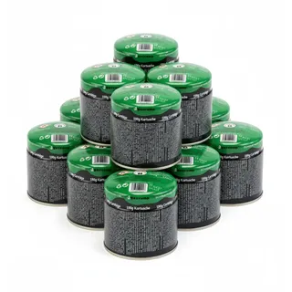 Gazcamp GC190 Stechkartusche / Gaskartusche 190g Butan/Propan ILL System - 12 Ka...