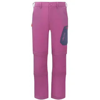 TROLLKIDS Preikestolen Double Zip-off Hosen - Mallow Pink / Violet Blue - 152 cm