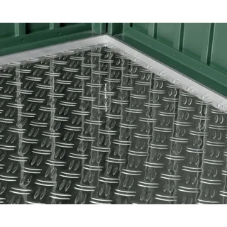 Hörmann Aluminium-Riffelblechboden 0,00 x 0,00 x 0,00 m Silber