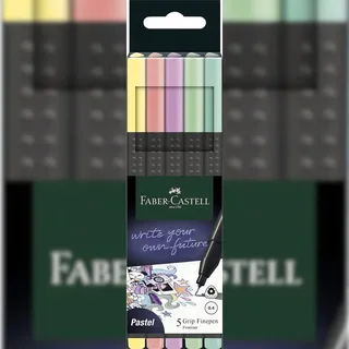 Faber-Castell Grip pastell 5er Set
