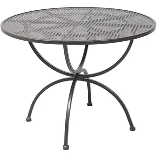 2er Set MBM Romeo Tisch Rund 100 cm - Schwarz