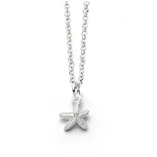 DUR Kette mit Anhänger DUR Schmuck: Kette "Seestern, Zirkonia 2.0 " K2834