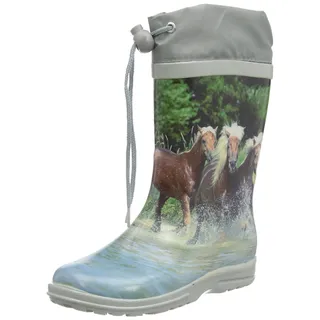 Beck Pferde Gummistiefel Mehrfarbig 34