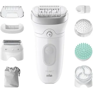 Braun Silk-épil 7 SkinSpa Weiß/Silber