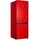 HKGK14349CR Kühl-Gefrierkombination (175 l, 1430 mm hoch, Rot)