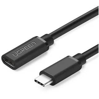 UGREEN USB Typ C 3.1 (weiblich) - USB Typ C 3.1 (männlich) 0,5m Schwarz