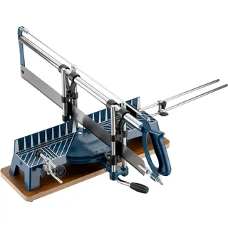 Wiltec Gehrungssäge 600 mm, -45° bis +45°, Schnittbreite 110 mm/160 mm, Schnitthöhe 120 mm, Handsäge für die Holzbearbeitung