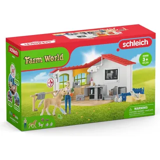 Schleich Farm World Tierarzt-Praxis mit Haustieren 42502