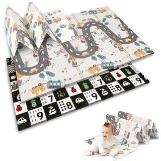 nukido Faltbare Schaumstoffmatte 200 X 150 X 1 cm Nukido Nk-341